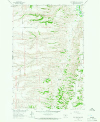 Download a high-resolution, GPS-compatible USGS topo map for Wolf Creek Falls, MT (1966 edition)