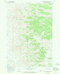 Download a high-resolution, GPS-compatible USGS topo map for Wolf Mountain Lookout, MT (1971 edition)