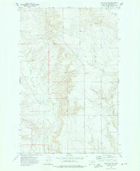 Download a high-resolution, GPS-compatible USGS topo map for Wolf Point NW, MT (1976 edition)
