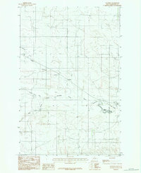 Download a high-resolution, GPS-compatible USGS topo map for Woodrow, MT (1983 edition)
