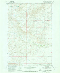 Download a high-resolution, GPS-compatible USGS topo map for Woody Creek Camp, MT (1973 edition)