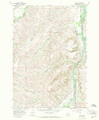Download a high-resolution, GPS-compatible USGS topo map for Wyola, MT (1971 edition)