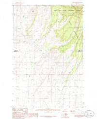 Download a high-resolution, GPS-compatible USGS topo map for Yaple Bench, MT (1986 edition)