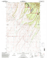 Download a high-resolution, GPS-compatible USGS topo map for Yaple Bench, MT (1997 edition)