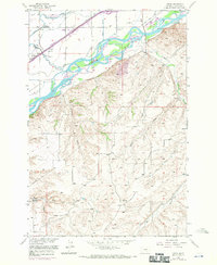 Download a high-resolution, GPS-compatible USGS topo map for Yegen, MT (1970 edition)