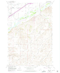 Download a high-resolution, GPS-compatible USGS topo map for Yegen, MT (1975 edition)