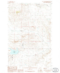 Download a high-resolution, GPS-compatible USGS topo map for Yellow Water Reservoir, MT (1986 edition)