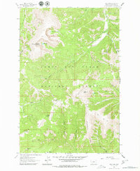 Download a high-resolution, GPS-compatible USGS topo map for Yogo Peak, MT (1980 edition)