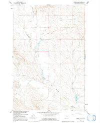 Download a high-resolution, GPS-compatible USGS topo map for Zempel Lake, MT (1992 edition)