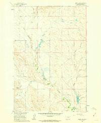 Download a high-resolution, GPS-compatible USGS topo map for Zempel Lake, MT (1962 edition)