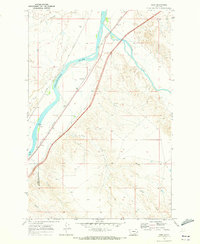 Download a high-resolution, GPS-compatible USGS topo map for Zero, MT (1973 edition)