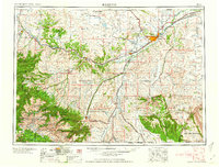 1958 Map of Billings