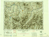preview thumbnail of historical topo map of Bozeman, MT in 1955