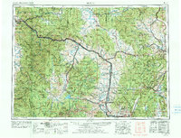 1958 Map of Anaconda, MT, 1978 Print