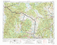 1958 Map of Anaconda, MT