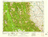 1958 Map of Choteau, MT
