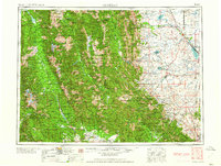 1958 Map of Ovando, MT