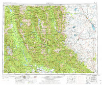 1976 Map of Choteau, MT