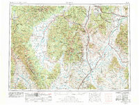 1955 Map of Dillon, 1978 Print