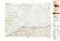 preview thumbnail of historical topo map of Forsyth, MT in 1983