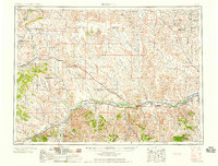 1958 Map of Treasure County, MT