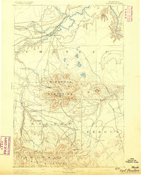 1892 Map of Fort Benton