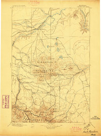 1897 Map of Fergus County, MT