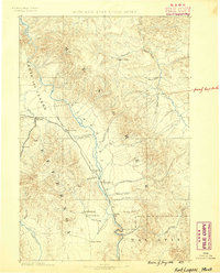 1886 Map of Fort Logan