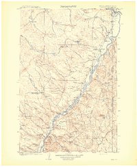1909 Map of Glendive