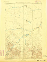 1886 Map of Great Falls