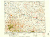 1958 Map of Chinook, MT