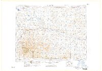 1957 Map of Zurich, MT