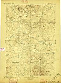 1897 Map of Little Belt Mts.