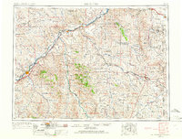 1953 Map of Miles City, 1966 Print