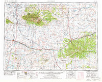 preview thumbnail of historical topo map of Roundup, MT in 1958