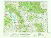 1958 Map of White Sulphur Springs, MT, 1968 Print