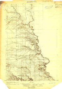 1907 Map of Cut Bank, MT