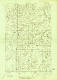 Download a high-resolution, GPS-compatible USGS topo map for Nye No 1, MT (1932 edition)