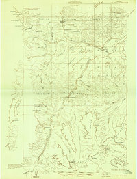 preview thumbnail of historical topo map of Stillwater County, MT in 1932