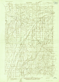 preview thumbnail of historical topo map of Carbon County, MT in 1932