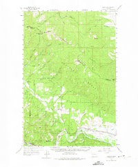 1959 Map of Alberton, MT, 1975 Print