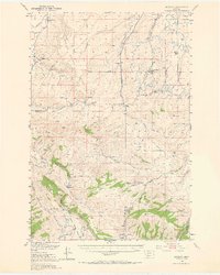 Download a high-resolution, GPS-compatible USGS topo map for Anceney, MT (1965 edition)