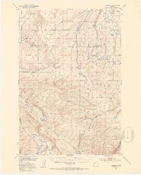 Download a high-resolution, GPS-compatible USGS topo map for Anceney, MT (1953 edition)
