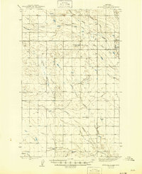 Download a high-resolution, GPS-compatible USGS topo map for Antelope Coulee, MT (1945 edition)