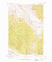 1959 Map of Arlee, MT, 1974 Print