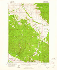 1959 Map of Arlee, MT, 1961 Print