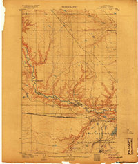 1904 Map of Hill County, MT