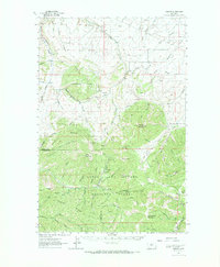 Download a high-resolution, GPS-compatible USGS topo map for Barker, MT (1983 edition)