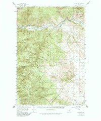 Download a high-resolution, GPS-compatible USGS topo map for Bearmouth, MT (1985 edition)