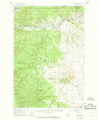 Download a high-resolution, GPS-compatible USGS topo map for Bearmouth, MT (1968 edition)